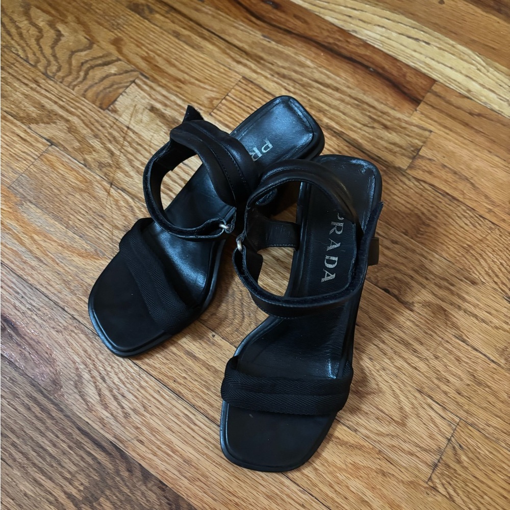 Prada Women's Black Sandals VINTAGE
